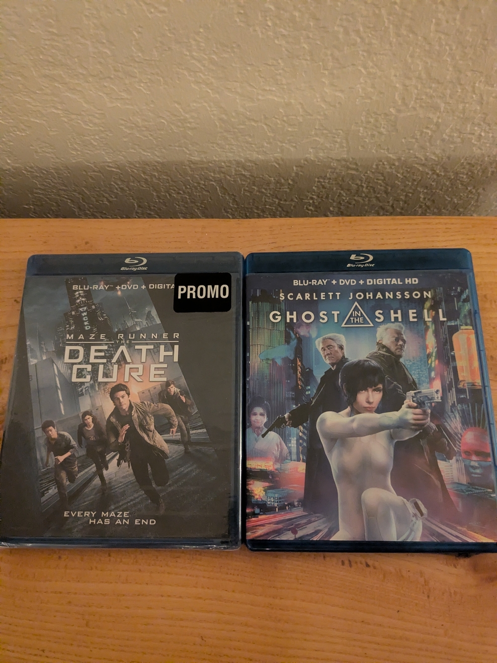 Movie Bundle: Maze Runner Death Cure & Ghost in the Shell - BlueRay